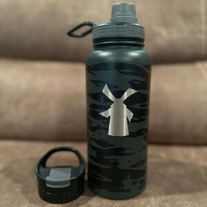 Dutch Bros Camo Insulated Bottle with 2 Lid Options